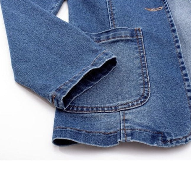 Jeansjacke Damen | Mit Tasche