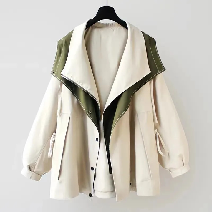 Damen Stilvolle Regenjacke | Langarm