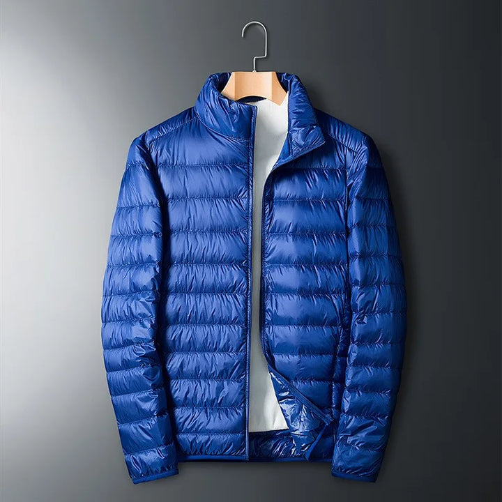 Herren Steppjacke Mit Reißverschluss | Stehkragen