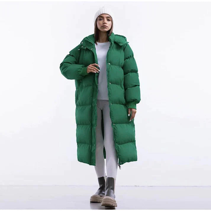 Langer Daunenmantel Für Damen | Winter
