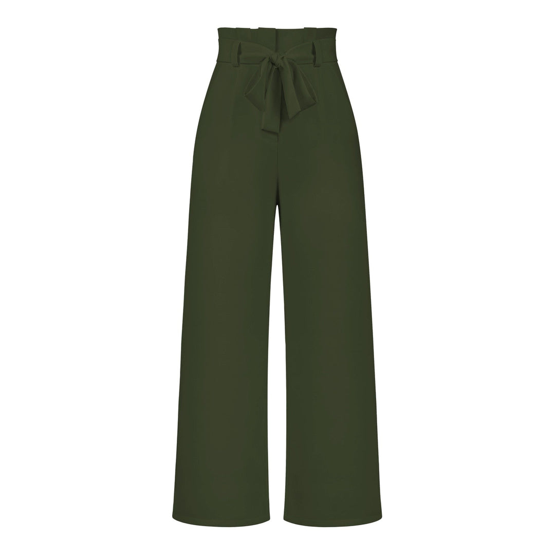 Damen Leinenhose Mit Hoher Taille | Stilvoll