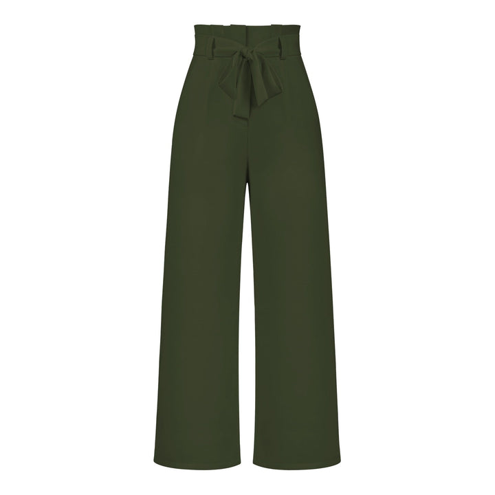 Damen Leinenhose Mit Hoher Taille | Stilvoll