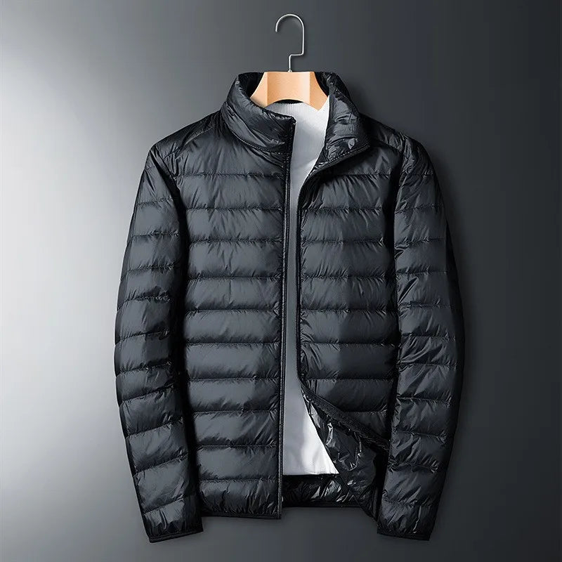 Herren Daunenjacke Mit Stehkragen | Winter