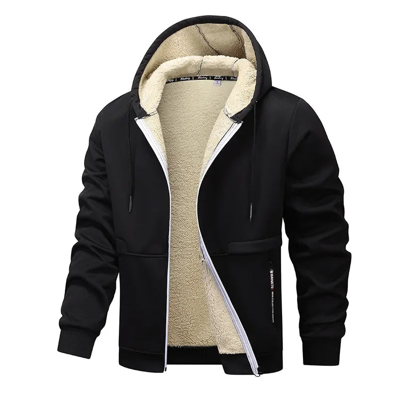 Herren Lässige Fleecejacke Mit Langarm | Winter