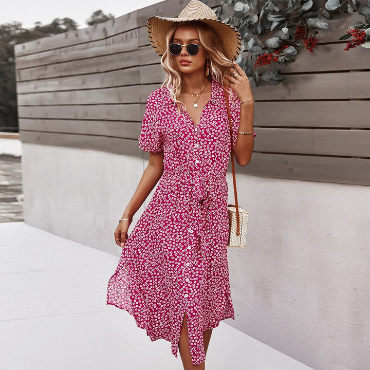 Sommer Midikleid mit Floralprint für Damen