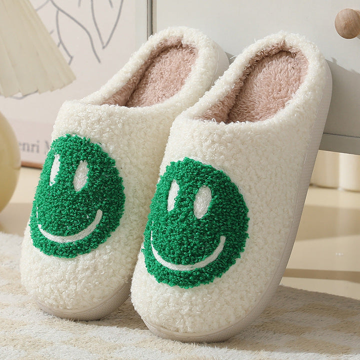 Unisex Hausschuhe Mit Smiley-Muster | Winter