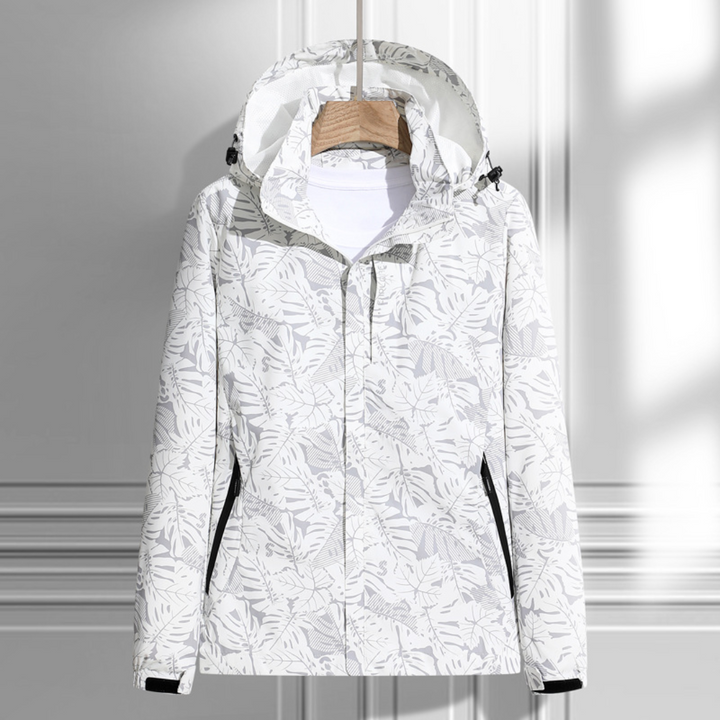 Damen Kapuzen-Regenjacke | Reißverschluss