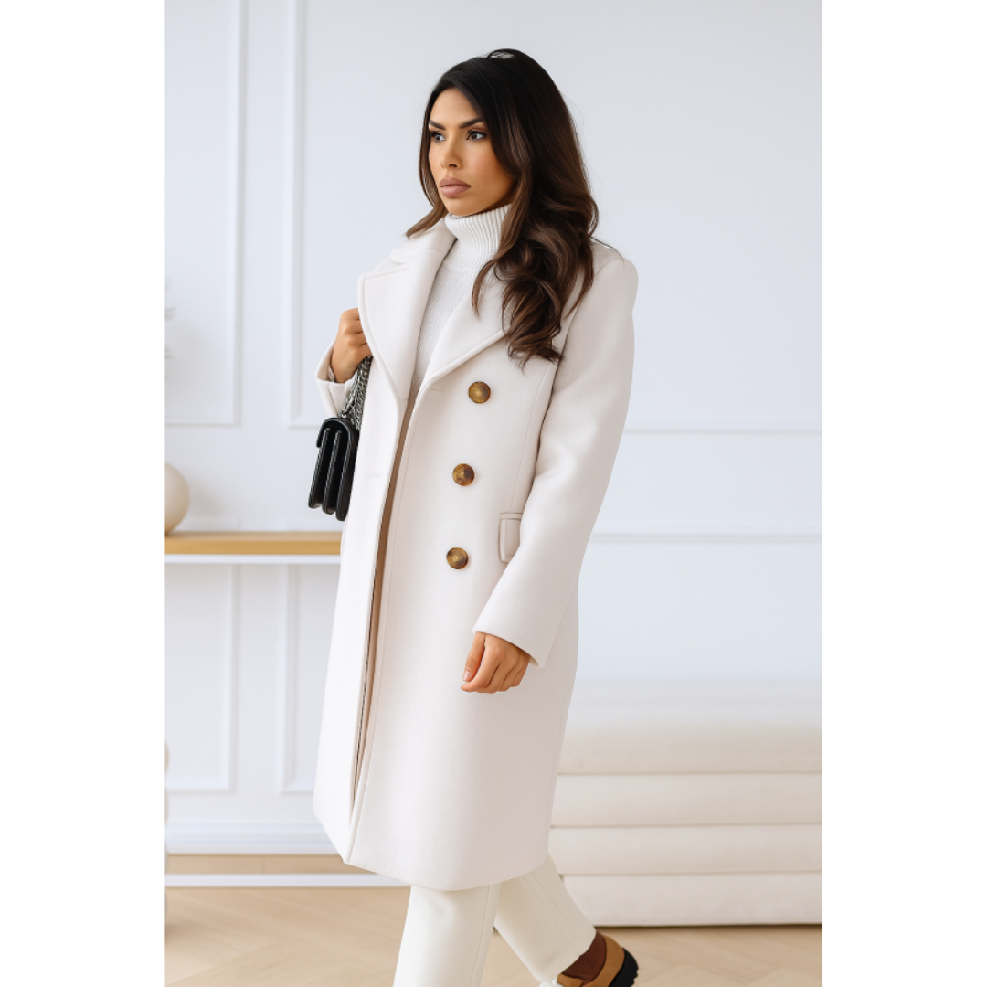 Damen Stilvoller Langer Lockerer Mantel | Winter