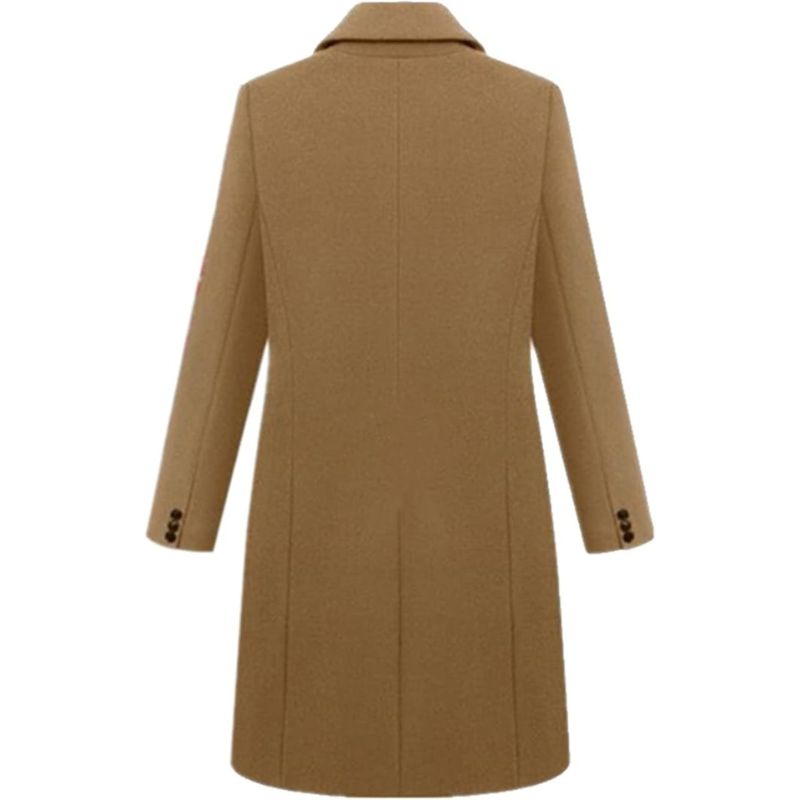 Damen Stilvoller Winter Trenchcoat | Lang