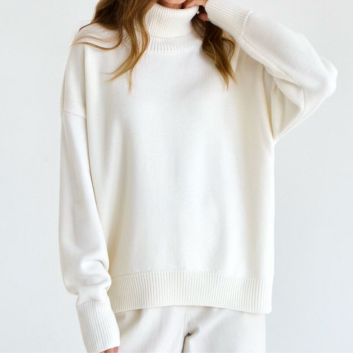 Damen Lockerer Rollkragenpullover | Winter