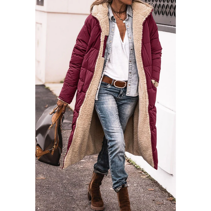 Damen Steppmantel Langer Trenchcoat | Winter