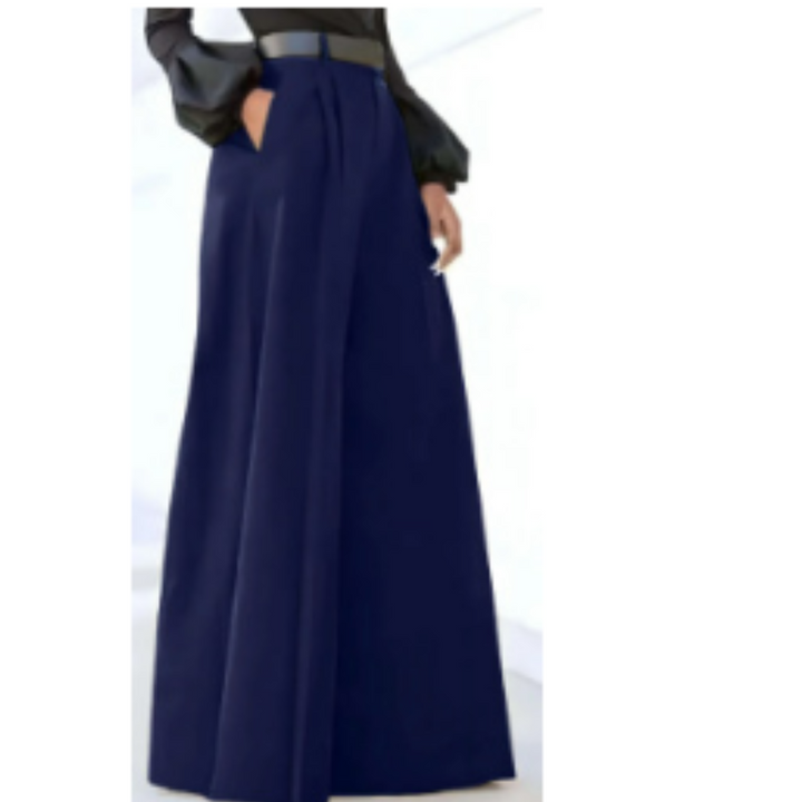 Damen Weithose mit hohem Bund