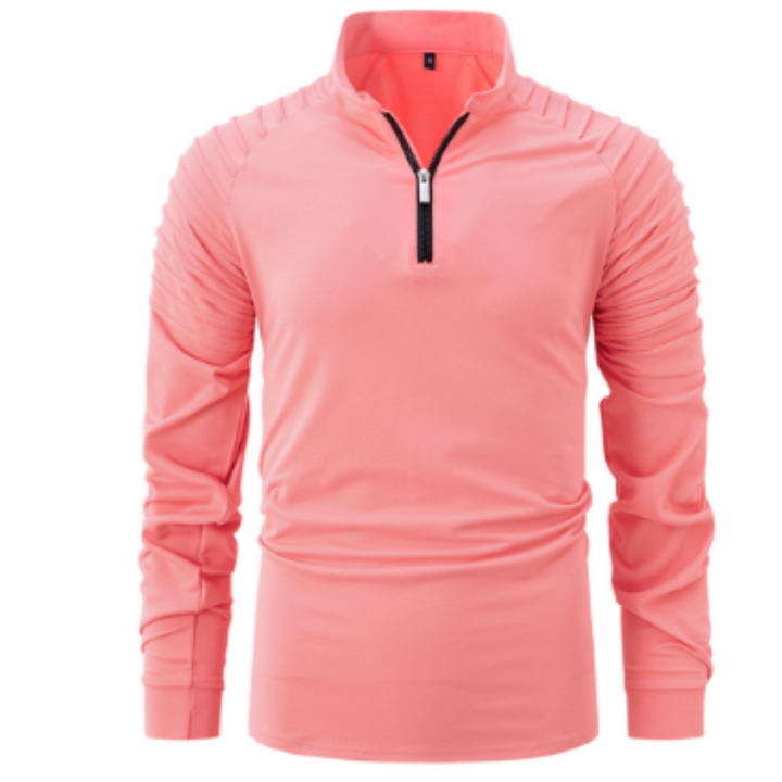 Herren Langarm Halbzip Pullover | Winter