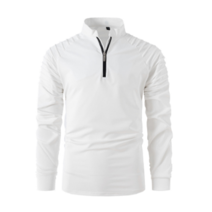 Herren Langarm Halbzip Pullover | Winter