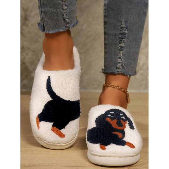 Unisex Hausschuhe Mit Hundemotiv | Stilvoll