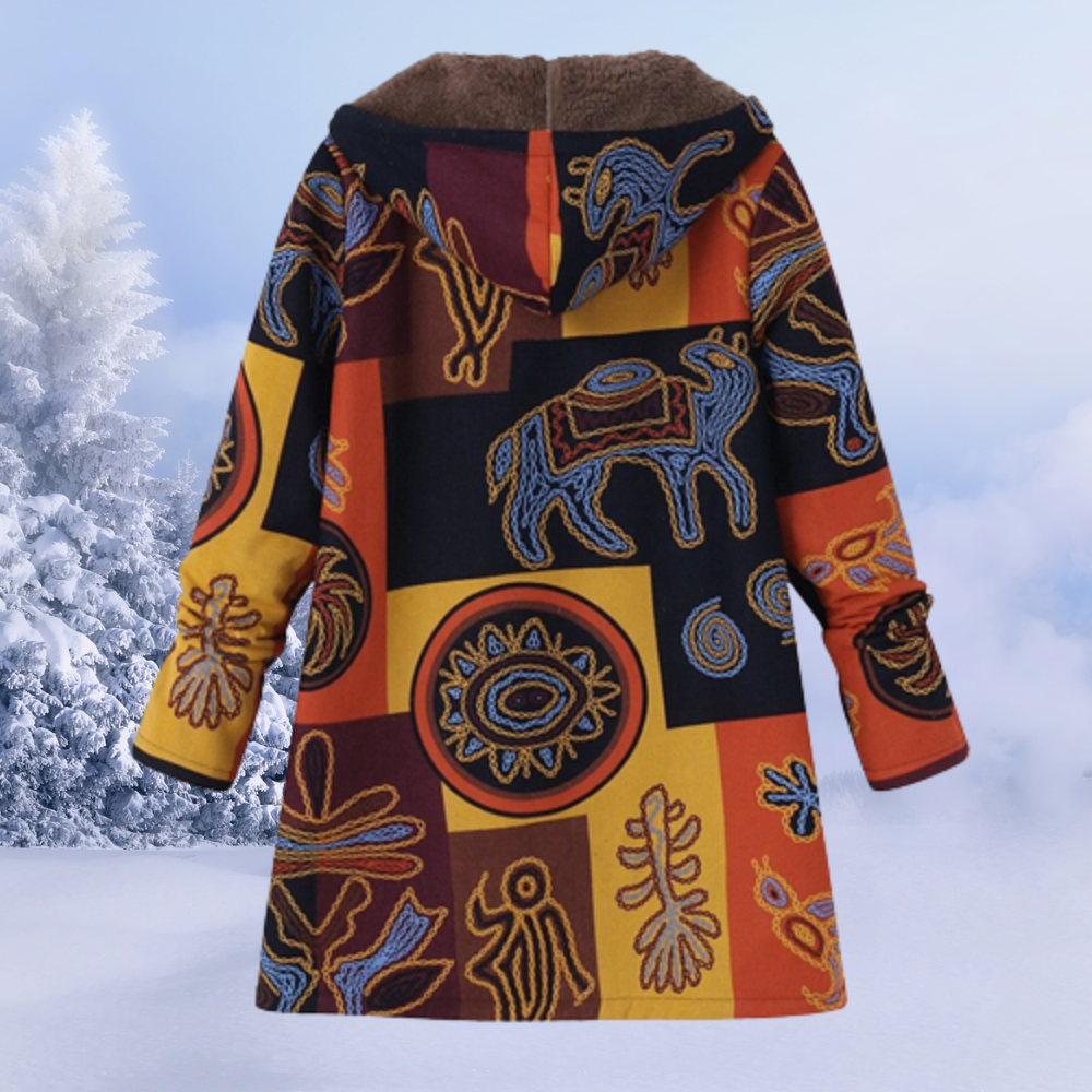 Damen Jacke Mit Blumenmuster | Winter