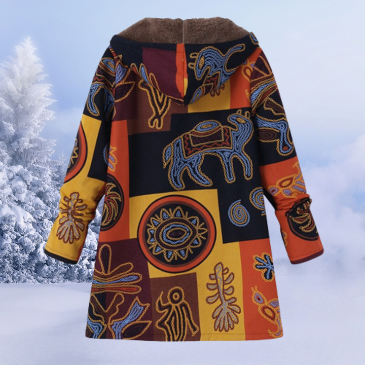 Damen Jacke Mit Blumenmuster | Winter