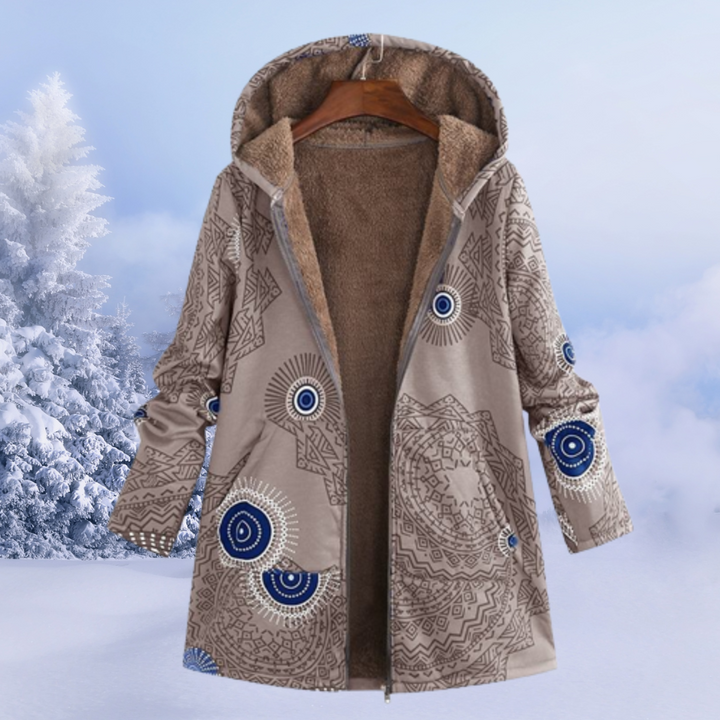 Damen Jacke Mit Blumenmuster | Winter