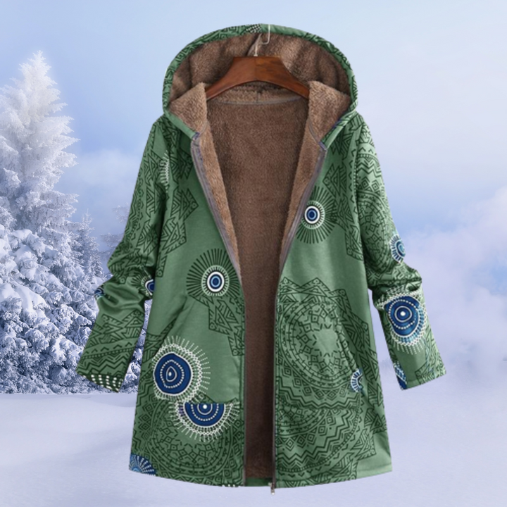 Damen Jacke Mit Blumenmuster | Winter