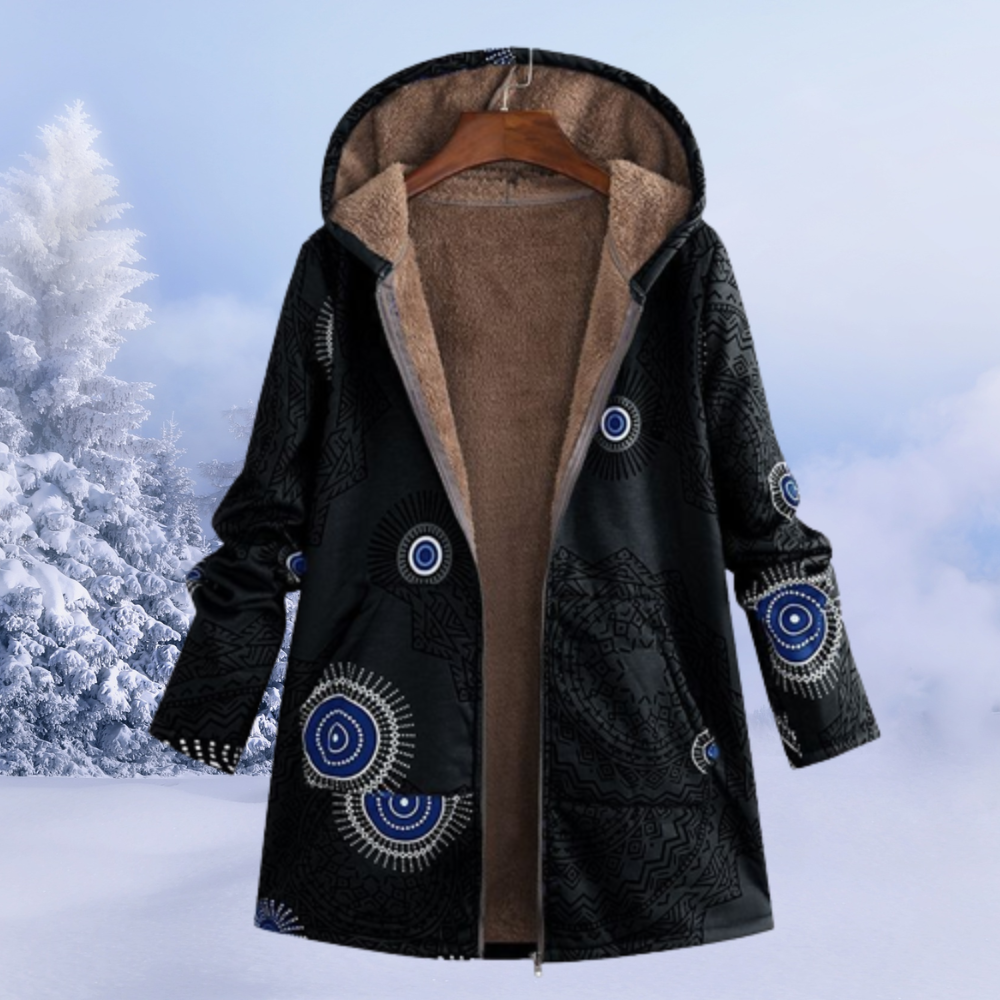 Damen Jacke Mit Blumenmuster | Winter