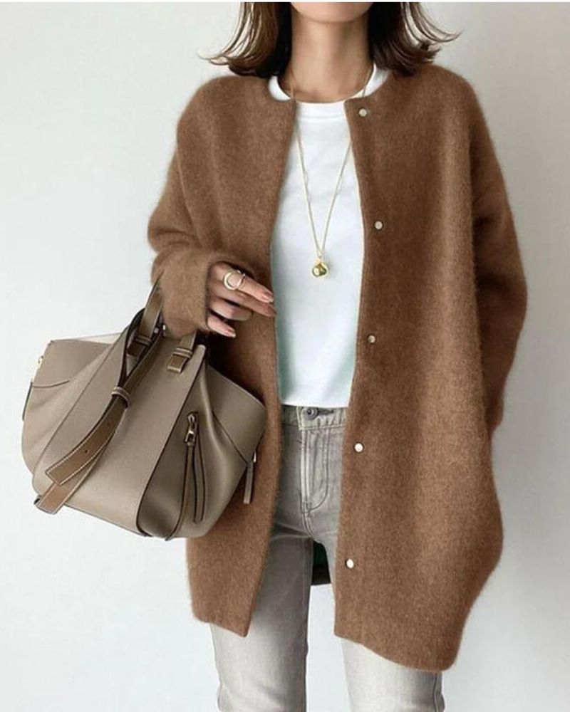 Damen Strickjacke Mit Langarm | Winter