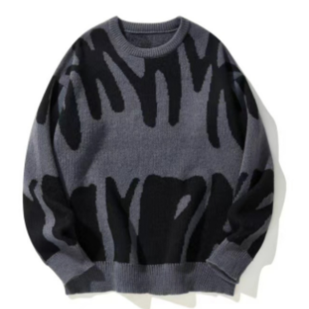 Herren Strickpullover Mit Langen Ärmeln | Lässig