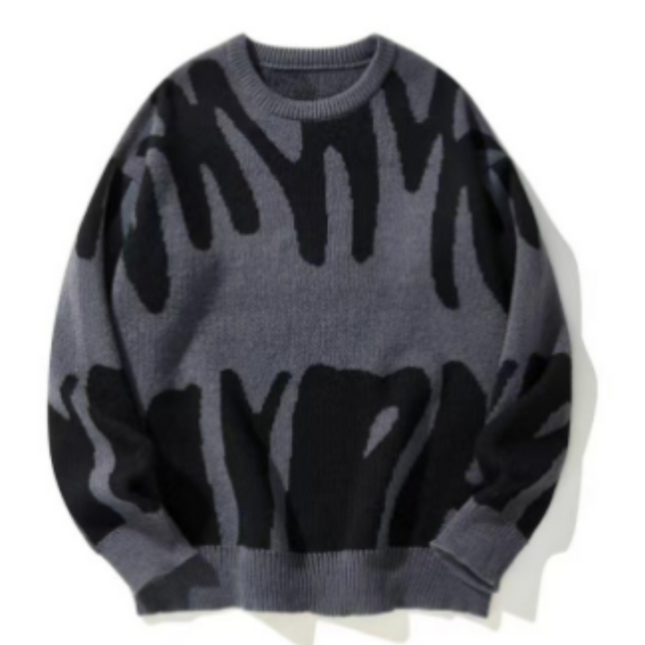 Herren Strickpullover Mit Langen Ärmeln | Lässig