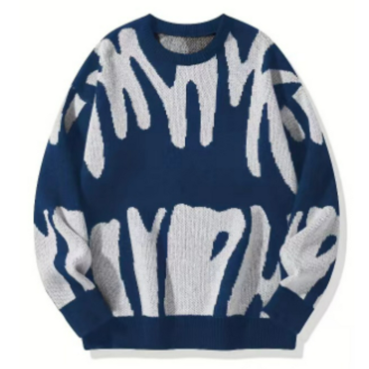 Herren Strickpullover Mit Langen Ärmeln | Lässig