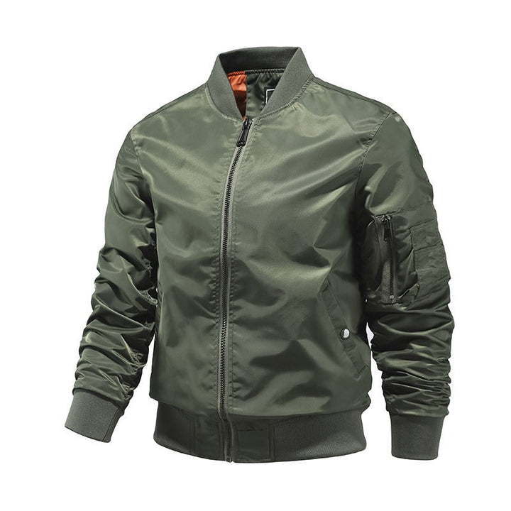 Klassische Zip-Up Bomberjacke für Männer