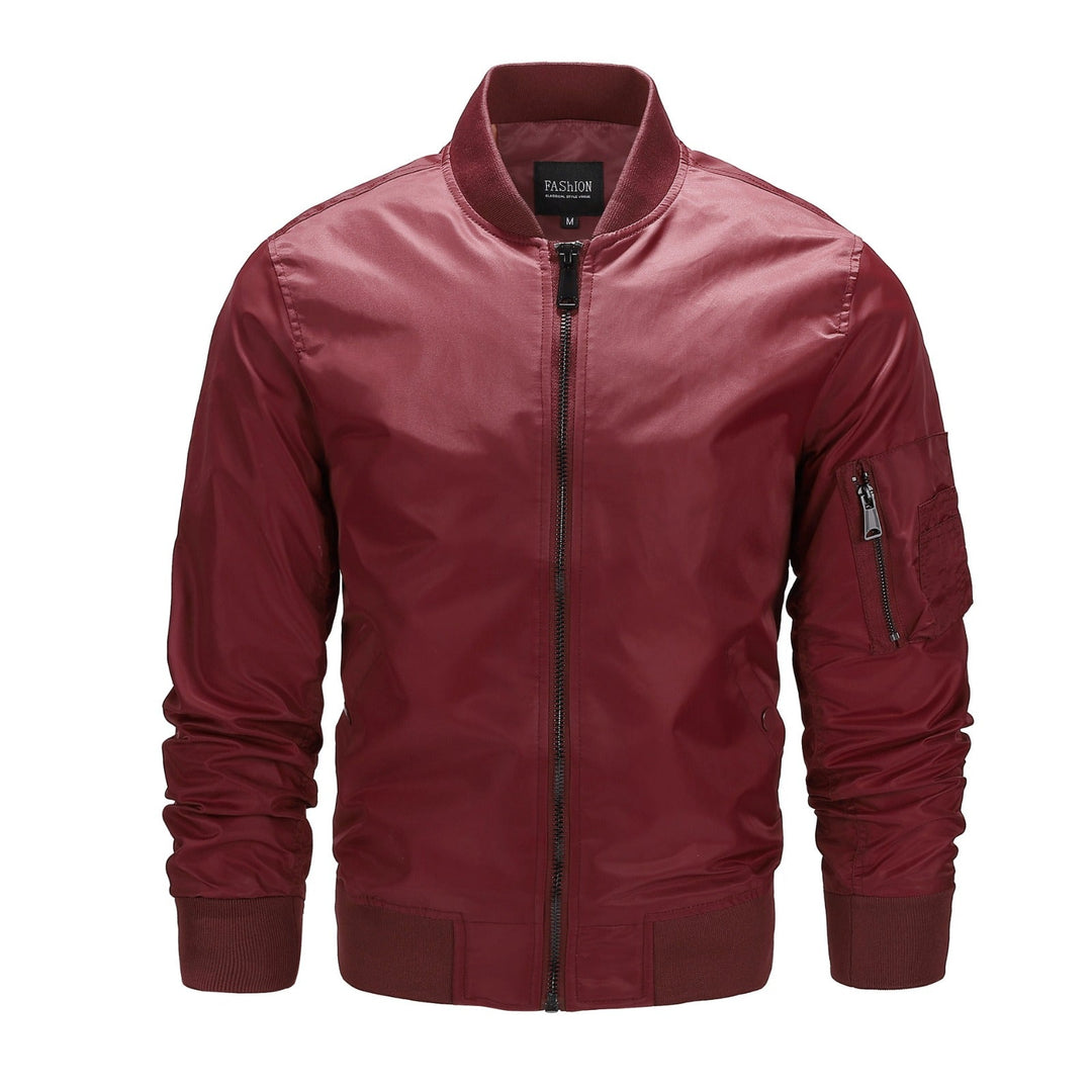 Klassische Zip-Up Bomberjacke für Männer