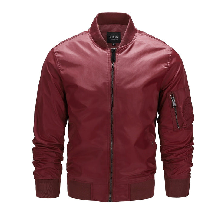 Klassische Zip-Up Bomberjacke für Männer