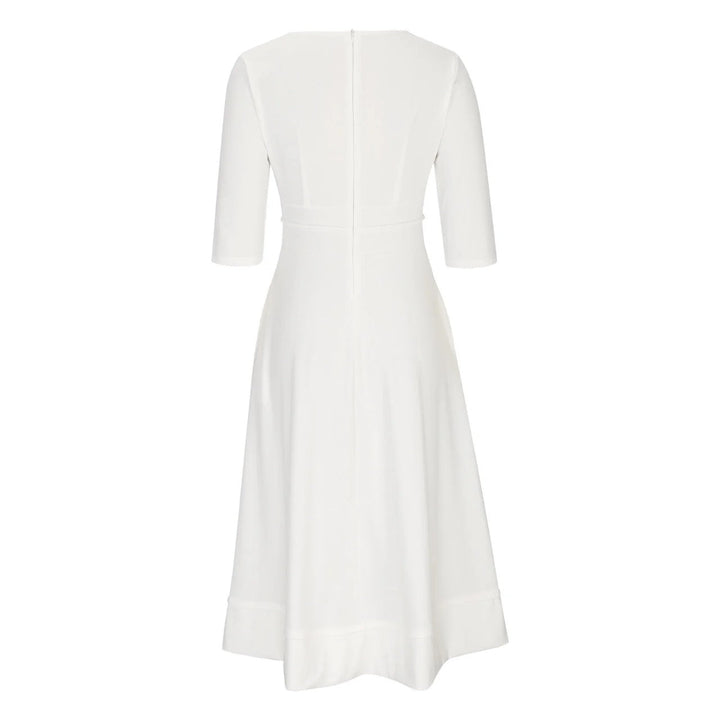 Damen Cocktailkleid Mit V-Ausschnitt | Midi