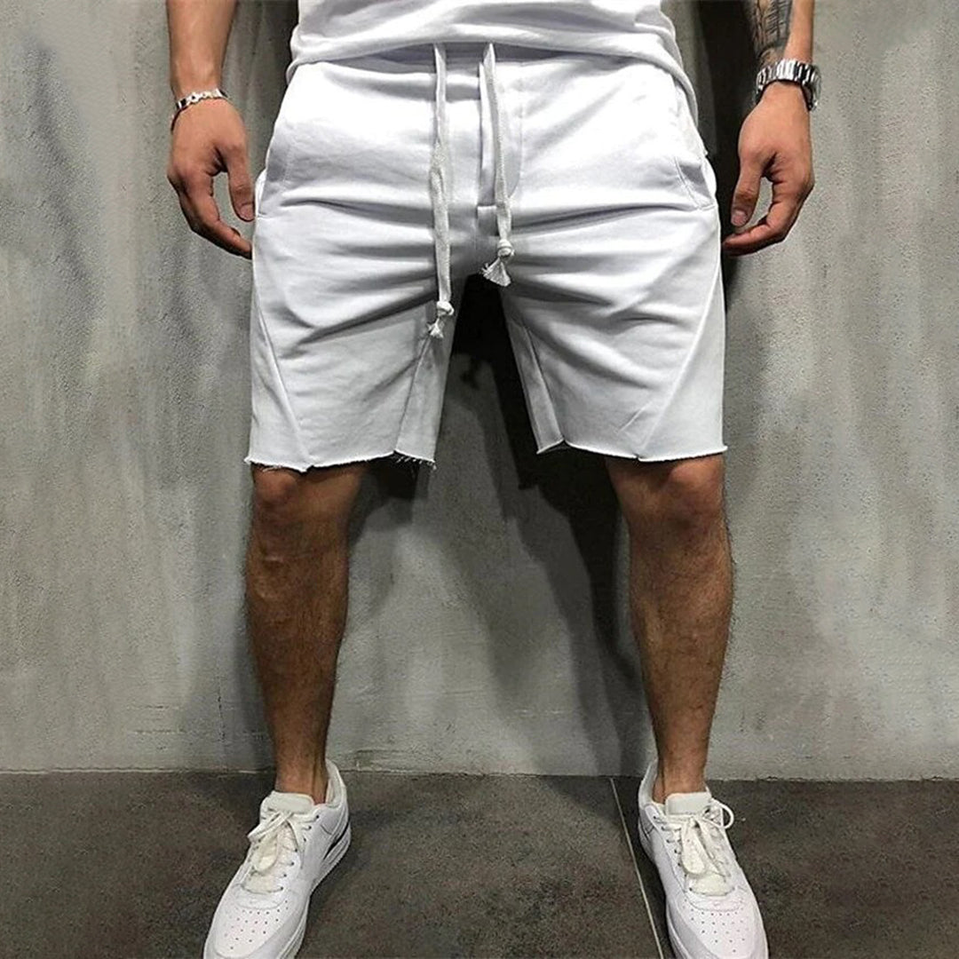 Herren Shorts mit Kordelzug in der Taille und Seitentaschen