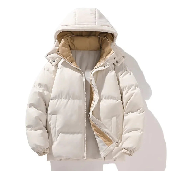 Stylische Parka-Winterjacke Für Herren | Abnehmbare Kapuze