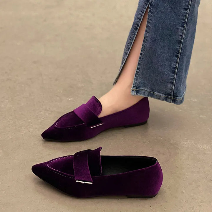 Spitze Slip-On Schuhe für Damen