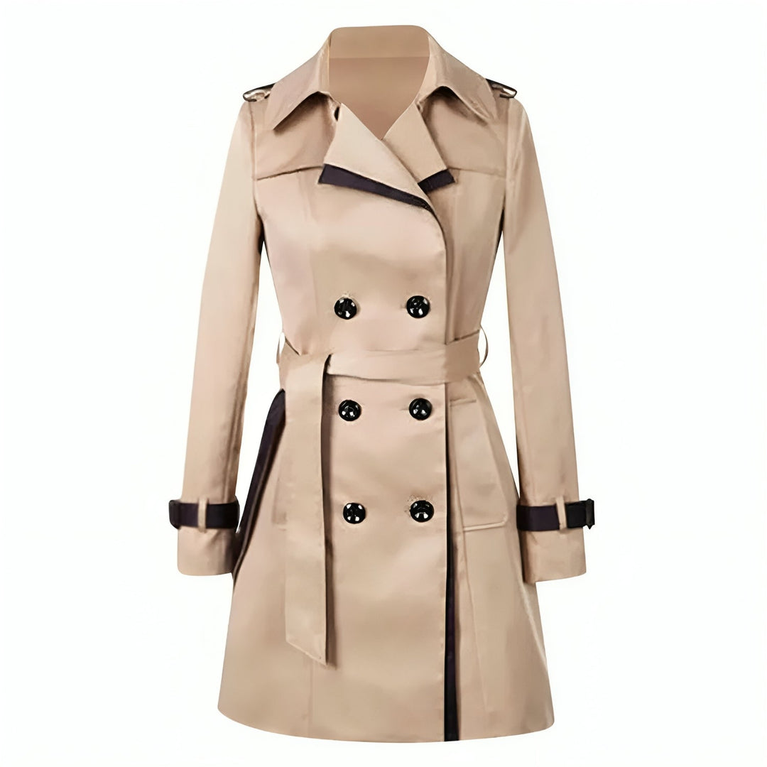 Damen Winter Trenchcoat Mit Gürtel | Casual