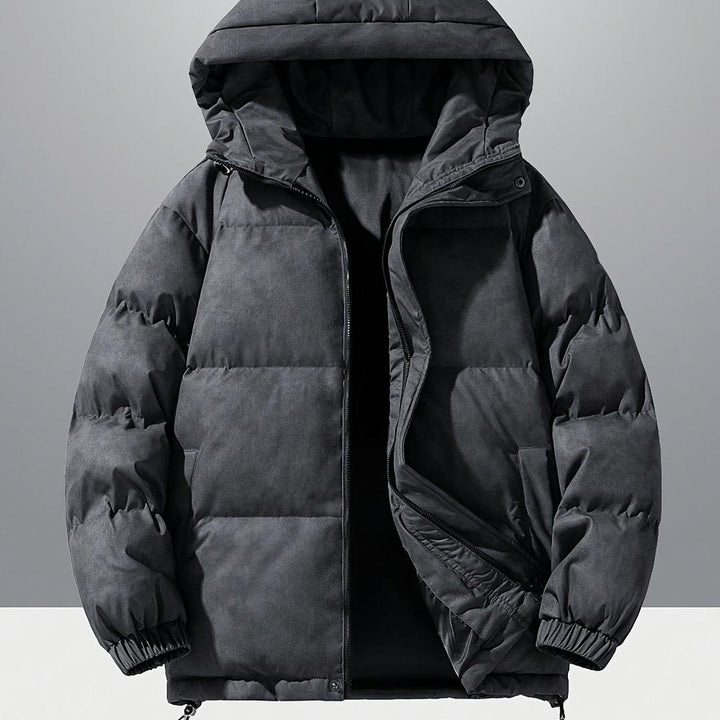 Lässige Daunenjacke Mit Kapuze Für Herren | Winter