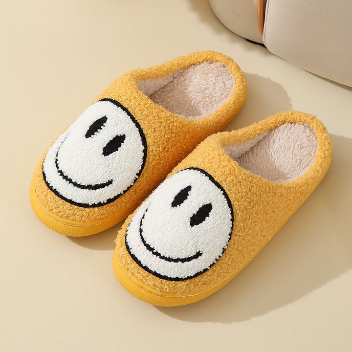 Unisex Hausschuhe Mit Smiley-Muster | Winter