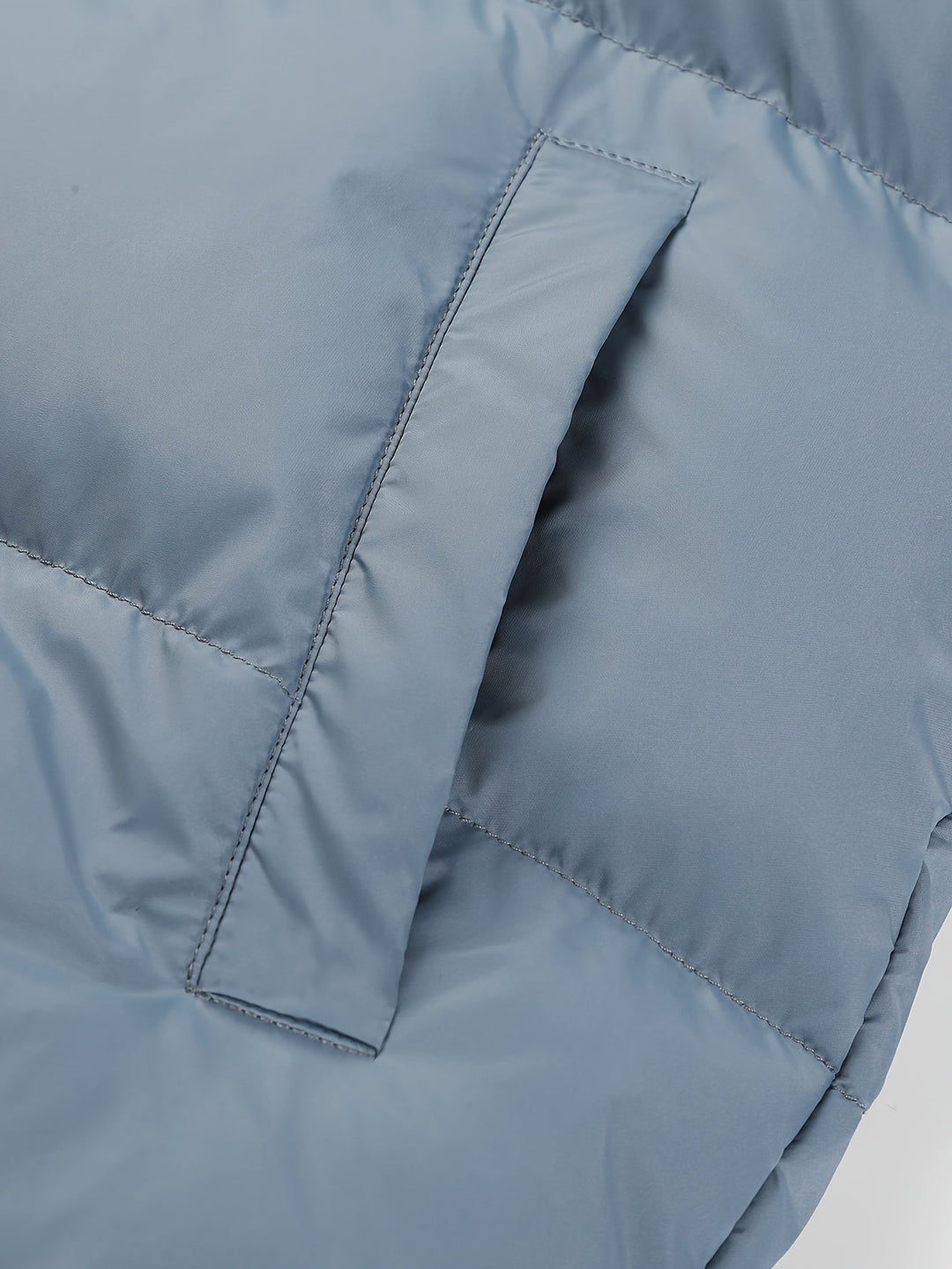 Herren Lässige Daunenjacke Mit Kapuze | Durchgehender Reißverschluss