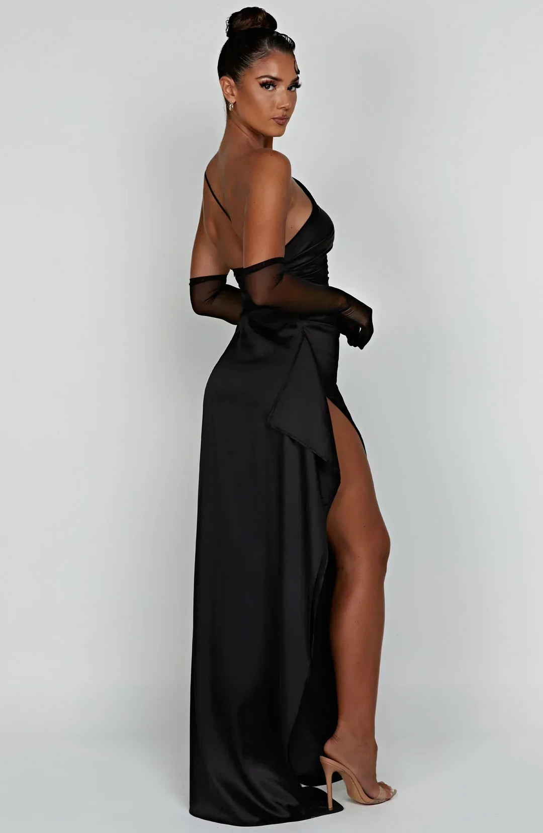 Abendkleid Mit Schlitz Und Rückenausschnitt | Maxi