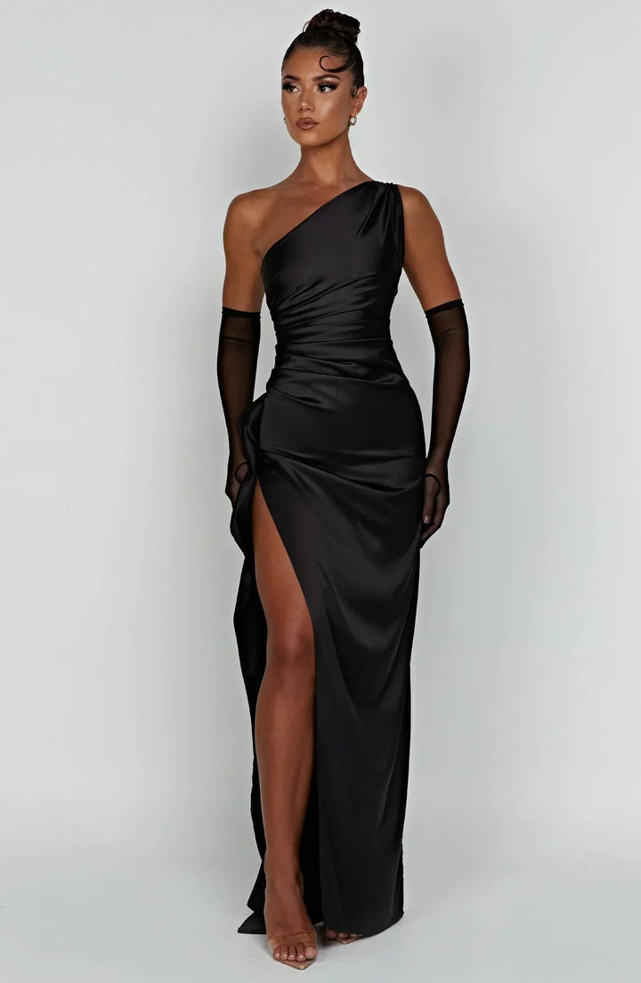 Abendkleid Mit Schlitz Und Rückenausschnitt | Maxi
