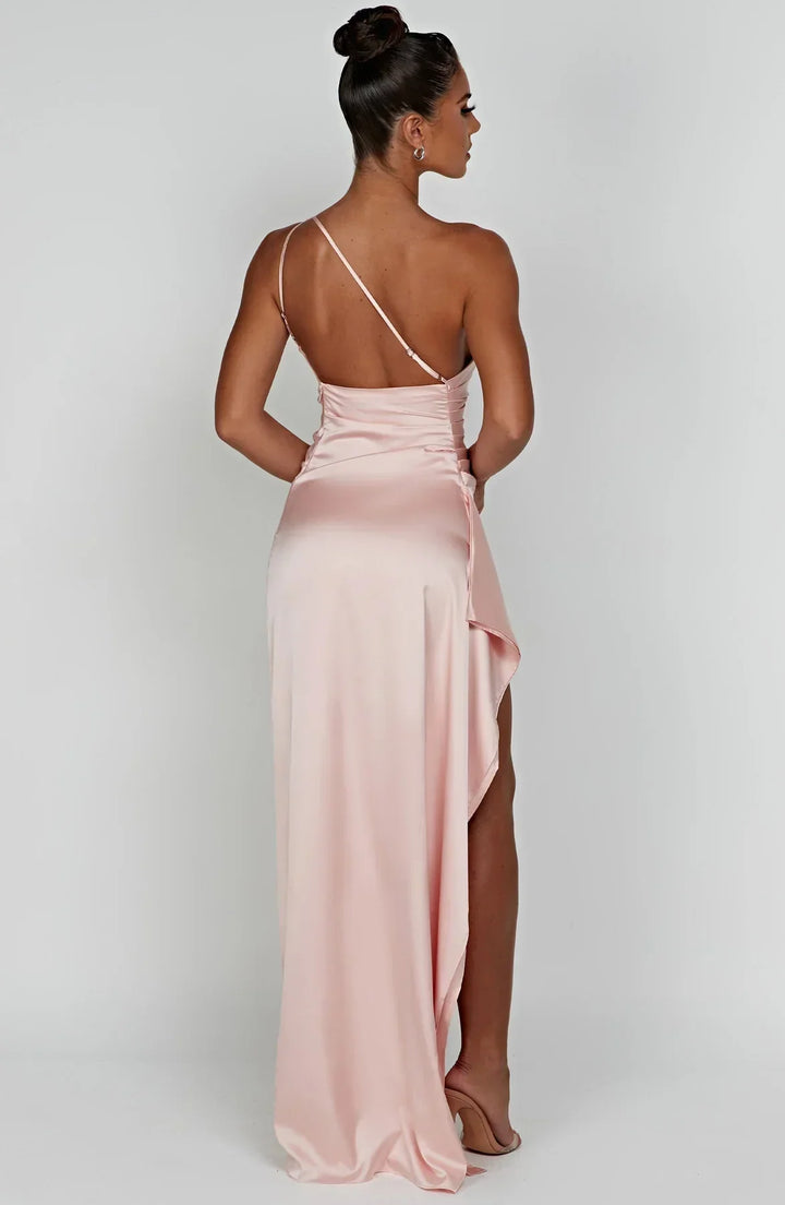 Abendkleid Mit Schlitz Und Rückenausschnitt | Maxi
