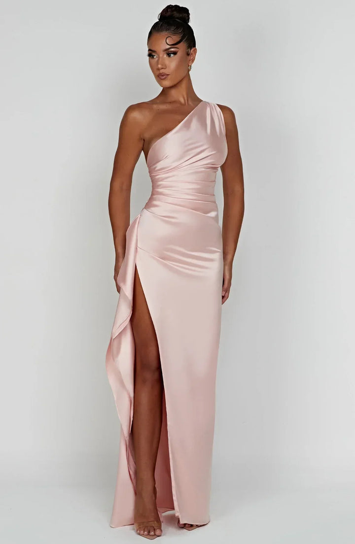 Abendkleid Mit Schlitz Und Rückenausschnitt | Maxi