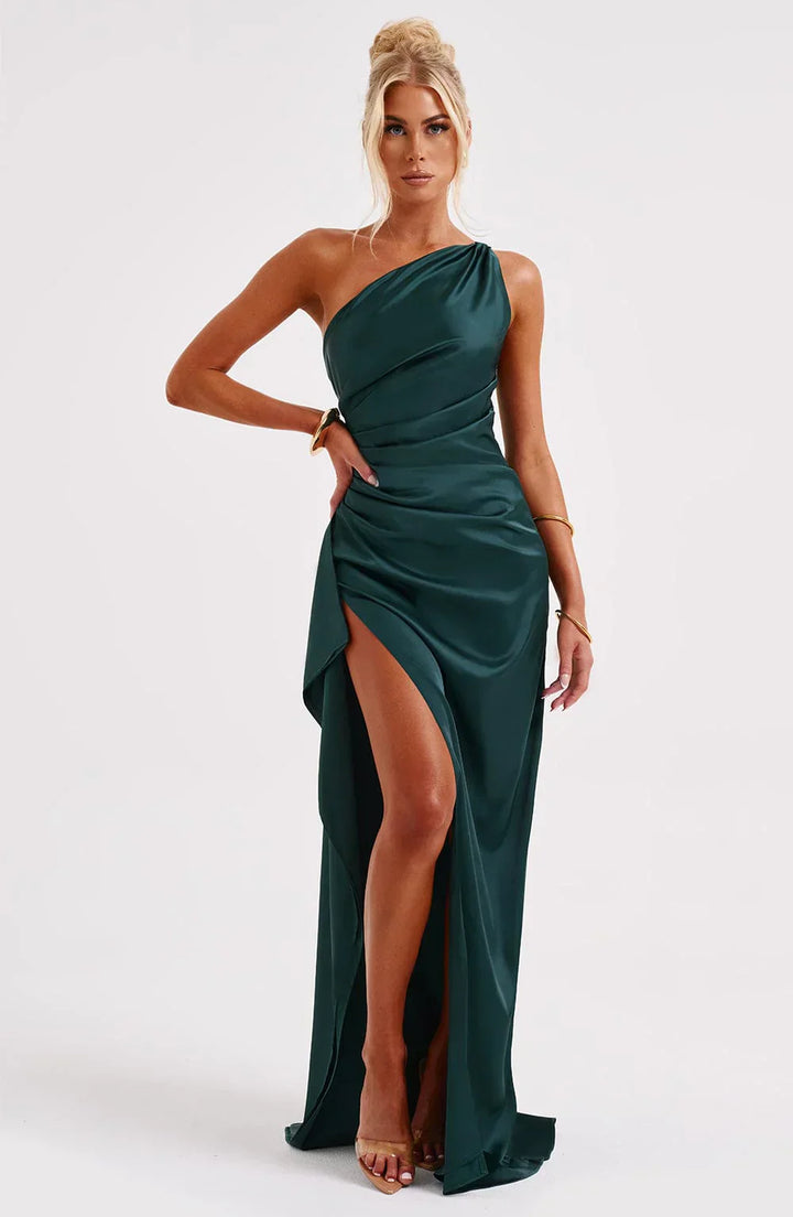 Abendkleid Mit Schlitz Und Rückenausschnitt | Maxi