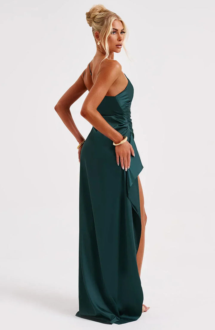 Abendkleid Mit Schlitz Und Rückenausschnitt | Maxi
