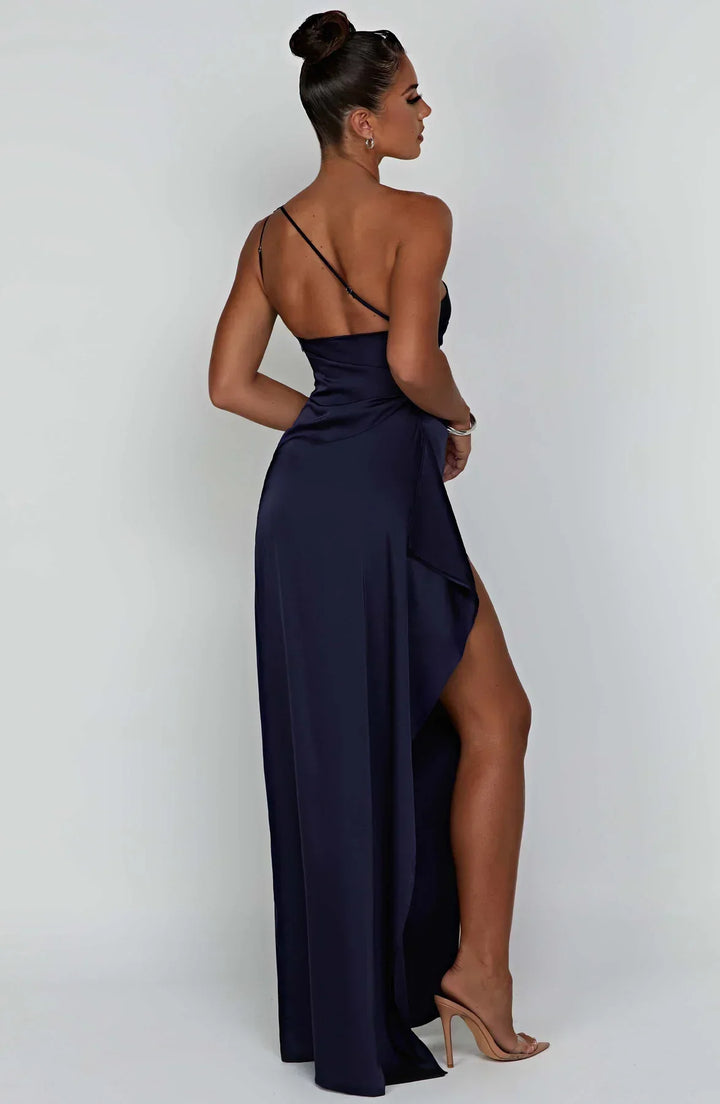Abendkleid Mit Schlitz Und Rückenausschnitt | Maxi