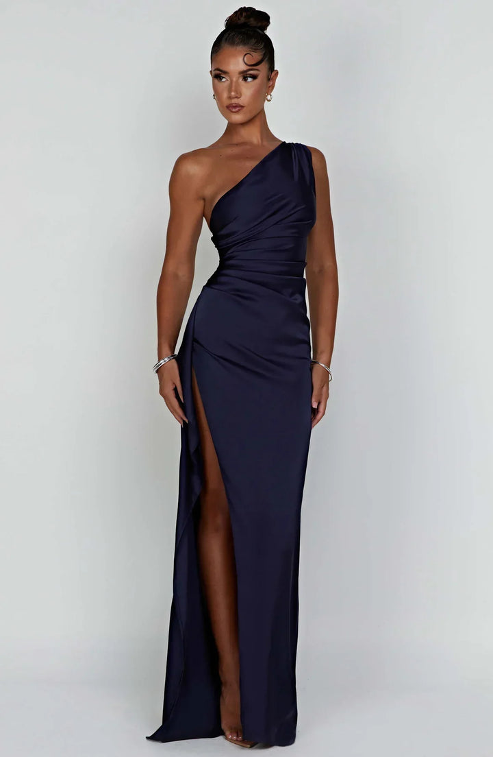 Abendkleid Mit Schlitz Und Rückenausschnitt | Maxi