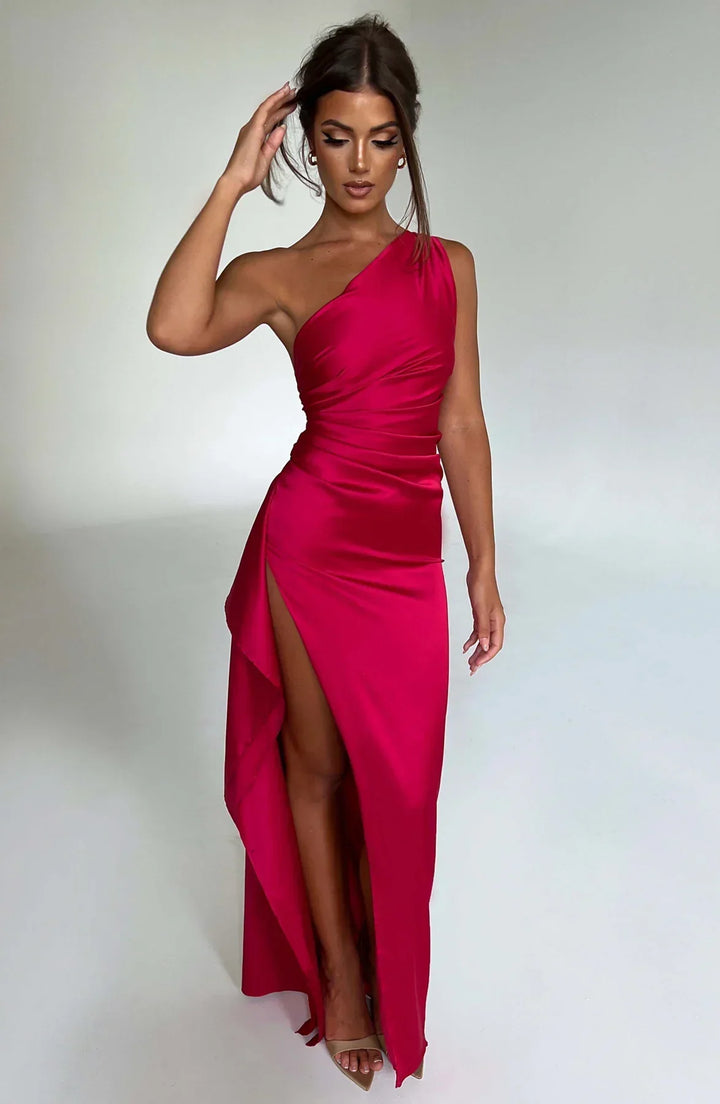 Abendkleid Mit Schlitz Und Rückenausschnitt | Maxi