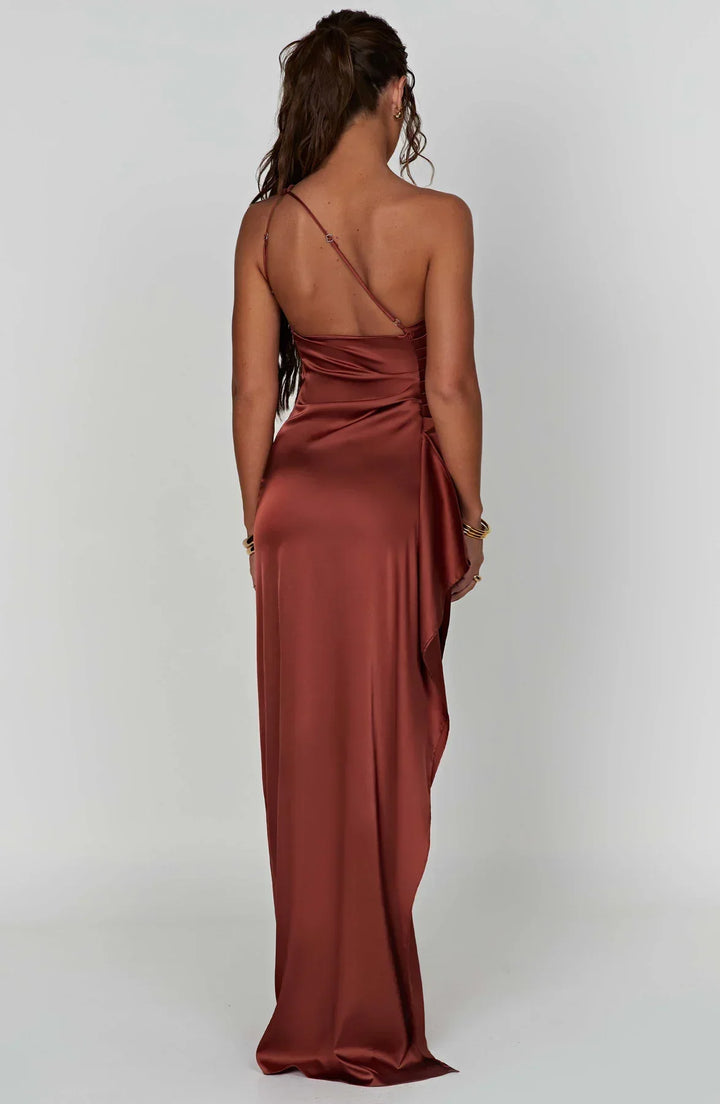 Abendkleid Mit Schlitz Und Rückenausschnitt | Maxi