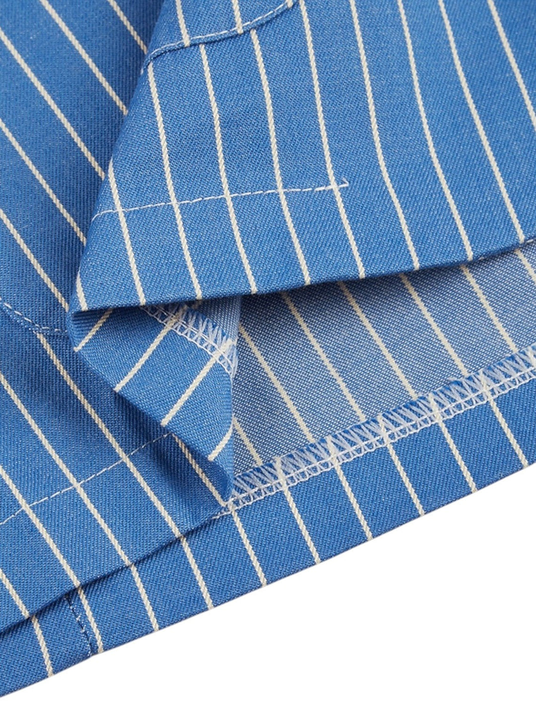 Gestreifter Sommerblazer Für Herren | Königsblau
